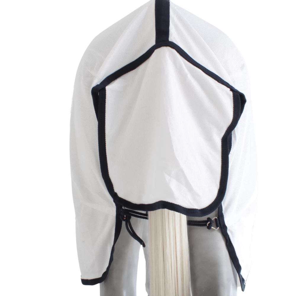 Weatherbeeta Saxon Mesh Combo Fliegendecke - White/Navy, 125 7 Weatherbeeta Saxon Mesh Combo Fliegendecke - White/Navy, 125 – Bild 7