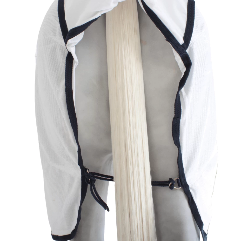 Weatherbeeta Saxon Mesh Combo Fliegendecke - White/Navy, 125 8 Weatherbeeta Saxon Mesh Combo Fliegendecke - White/Navy, 125 – Bild 8