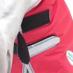 Weatherbeeta Comfitec Classic Neck Rug Medium 220g - Red/silver/navy , S -Weatherbeeta WeatherBeeta ComFiTec Classic Neck Rug Medium 220g Red Silver Navy 8428 2