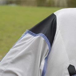 Weatherbeeta Comfitec Airflow II Combo Neck - Grey/Blue/Grey, 140 -Weatherbeeta Weatherbeeta ComFiTec Airflow II Combo Neck 9457 8