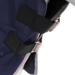 Weatherbeeta Comfitec Essential Detach-A-Neck Lite Plus 50g - Navy/silver/red , 120 -Weatherbeeta Weatherbeeta ComFiTec Essential Detach A Neck Lite Plus 50g Navy Silver Red 9065 2