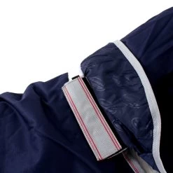 Weatherbeeta Comfitec Essential Detach-A-Neck Lite Plus 50g - Navy/silver/red , 120 -Weatherbeeta Weatherbeeta ComFiTec Essential Detach A Neck Lite Plus 50g Navy Silver Red 9065 3