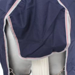 Weatherbeeta Comfitec Essential Detach-A-Neck Lite Plus 50g - Navy/silver/red , 120 -Weatherbeeta Weatherbeeta ComFiTec Essential Detach A Neck Lite Plus 50g Navy Silver Red 9065 5