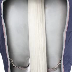 Weatherbeeta Comfitec Essential Detach-A-Neck Lite Plus 50g - Navy/silver/red , 120 -Weatherbeeta Weatherbeeta ComFiTec Essential Detach A Neck Lite Plus 50g Navy Silver Red 9065 6