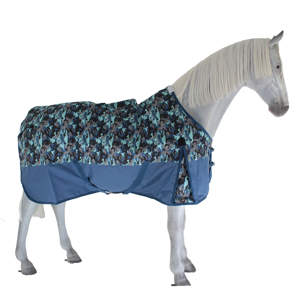 Weatherbeeta Comfitec Essential Standard Lite Plus 50g - Blue Camo Print , 160 2 Weatherbeeta Comfitec Essential Standard Lite Plus 50g - Blue Camo Print , 160 – Bild 2