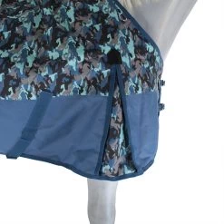 Weatherbeeta Comfitec Essential Standard Lite Plus 50g - Blue Camo Print , 160 10 Weatherbeeta Comfitec Essential Standard Lite Plus 50g - Blue Camo Print , 160 -Weatherbeeta Weatherbeeta ComFiTec Essential Standard Neck Lite Plus 0g blue camo print 8588 2