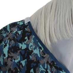 Weatherbeeta Comfitec Essential Standard Lite Plus 50g - Blue Camo Print , 160 11 Weatherbeeta Comfitec Essential Standard Lite Plus 50g - Blue Camo Print , 160 -Weatherbeeta Weatherbeeta ComFiTec Essential Standard Neck Lite Plus 0g blue camo print 8588 3