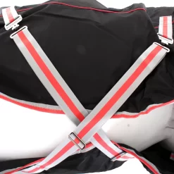 Weatherbeeta Comfitec Premier Mit Therapy-Tec Detach-A-Neck Lite Plus 50g - Black/silver/red , 135 -Weatherbeeta Weatherbeeta ComFiTec Premier with Therapy Tec Detach A Neck Lite Plus 50g Black Silver Red 9051 6 1