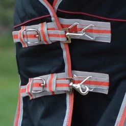 Weatherbeeta Comfitec Premier Mit Therapy-Tec Detach-A-Neck Medium 220g - Black/silver/red , 165 -Weatherbeeta Weatherbeeta ComFiTec Premier with Therapy Tec Detach A Neck Medium 220g Black Silver Red 8460 3