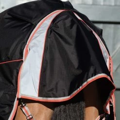 Weatherbeeta Comfitec Premier Mit Therapy-Tec Detach-A-Neck Medium 220g - Black/silver/red , 165 -Weatherbeeta Weatherbeeta ComFiTec Premier with Therapy Tec Detach A Neck Medium 220g Black Silver Red 8460 7