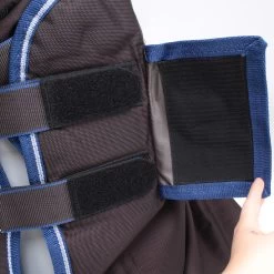 Weatherbeeta Comfitec Ultra Cozi II Detach-A-Neck Medium/Lite 100g - Charcoal/blue/white , 140 -Weatherbeeta Weatherbeeta ComFiTec Ultra Cozi II Detach A Neck Medium Lite charcoal blue white 9048 4