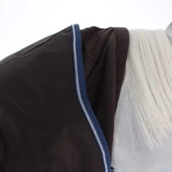 Weatherbeeta Comfitec Ultra Cozi II Detach-A-Neck Medium/Lite 100g - Charcoal/blue/white , 140 -Weatherbeeta Weatherbeeta ComFiTec Ultra Cozi II Detach A Neck Medium Lite charcoal blue white 9048 9