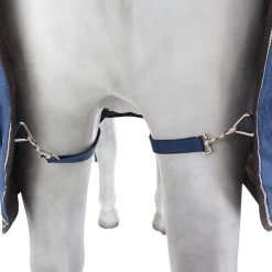 Weatherbeeta Comfitec Ultra Tough II Detach-A-Neck Medium/Lite 100g - Blue/charcoal/white , 145 -Weatherbeeta Weatherbeeta ComFiTec Ultra Tough II Detach A Neck Medium Lite 100g Blue Charcoal White 9049 11