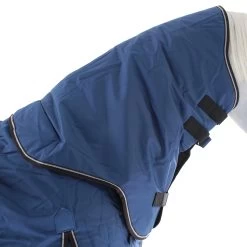 Weatherbeeta Comfitec Ultra Tough II Detach-A-Neck Medium/Lite 100g - Blue/charcoal/white , 145 -Weatherbeeta Weatherbeeta ComFiTec Ultra Tough II Detach A Neck Medium Lite 100g Blue Charcoal White 9049 3