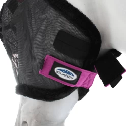 Weatherbeeta Comfitec Deluxe Durable Mesh-Fliegenmaske - Black/Purple, Pony -Weatherbeeta Weatherbeeta Comfitec Deluxe Durable Mesh Fliegenmaske 9469 2
