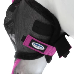 Weatherbeeta Comfitec Deluxe Durable Mesh-Fliegenmaske Mit Nasenschutz - Black/Purple, Pony -Weatherbeeta Weatherbeeta Comfitec Deluxe Durable Mesh Fliegenmaske mit Nasenschutz 9467 2