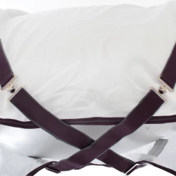 Weatherbeeta Comfitec Essential Mesh II Combo Neck - White/Maroon/Grey, 125 -Weatherbeeta Weatherbeeta Comfitec Essential Mesh II Combo Neck 9458 4