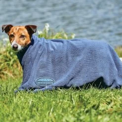 Weatherbeeta Comfitec Hunde-Trocken Sack - Navy , XXS