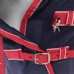 Weatherbeeta Fleece Cooler Combo - Navy/red/white , 75 -Weatherbeeta Weatherbeeta Fleece Cooler Combo Neck Navy Red White 9072 2 1