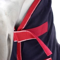 Weatherbeeta Fleece Cooler Combo - Navy/red/white , 75 -Weatherbeeta Weatherbeeta Fleece Cooler Combo Neck Navy Red White 9072 4