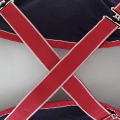 Weatherbeeta Fleece Cooler Combo - Navy/red/white , 75 -Weatherbeeta Weatherbeeta Fleece Cooler Combo Neck Navy Red White 9072 7