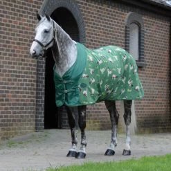 Weatherbeeta Fleece Cooler Standard - Abschwitzdecke - Maroon/Grey/White, 135