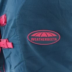 Weatherbeeta Fleece Cooler Standard - Blueberry/pink , 140 -Weatherbeeta Weatherbeeta Fleece Cooler Standard Neck Blueberry Pink 9073 3