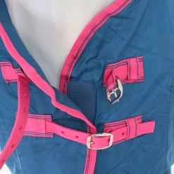 Weatherbeeta Fleece Cooler Standard - Blueberry/pink , 140 -Weatherbeeta Weatherbeeta Fleece Cooler Standard Neck Blueberry Pink 9073 9