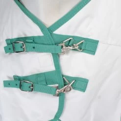 Weatherbeeta Green-Tec 900D Combo Lite Plus 50g - Light Grey/bottle Green , 155 -Weatherbeeta Weatherbeeta Green Tec 900D Combo Neck Lite Plus 50g light grey bottle green 8780 3