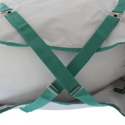 Weatherbeeta Green-Tec 900D Combo Lite Plus 50g - Light Grey/bottle Green , 155 -Weatherbeeta Weatherbeeta Green Tec 900D Combo Neck Lite Plus 50g light grey bottle green 8780 9