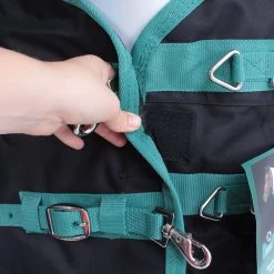 Weatherbeeta Green-Tec 900D Detach-A-Neck Medium 220g - Black/bottle Green , 120 -Weatherbeeta Weatherbeeta Green Tec 900D Detach A Neck Medium 220g Black Bottle Green 7546 8