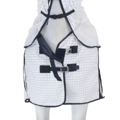 Weatherbeeta Kool Coat Airstream III Combo Mit Verdecktem Bauchgurt - White/Navy, 120 -Weatherbeeta Weatherbeeta Kool Coat Airstream III Combo mit verdecktem Bauchgurt 9461 2