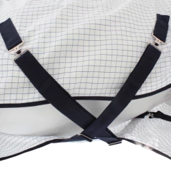 Weatherbeeta Kool Coat Classic III Combo Mit Bauchgurten - White/Navy, 120 -Weatherbeeta Weatherbeeta Kool Coat Classic III Combo mit Bauchgurten 9462 4