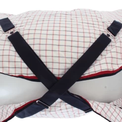 Weatherbeeta Sommerdecke Lite III Standard - White/Navy/Red, 145 -Weatherbeeta Weatherbeeta Sommerdecke Lite III Standard 9596 4