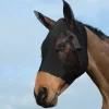 Weatherbeeta Stretch Fliegenmaske Mit Ohrenschutz - Black/black , Pony