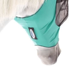 Weatherbeeta Stretch Fliegenmaske Mit Ohrenschutz - Turquoise/black , Kleines Pony -Weatherbeeta Weatherbeeta Stretch Bug Eye Saver With Ears Turquoise Black 7366 3
