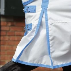 Weatherbeeta Comfitec Sweet Itch Shield Combo Ekzemerdecke - White/blue , 150 -Weatherbeeta Weatherbeeta Sweet Itch Shield Combo Neck white blue 8587 4