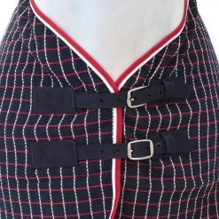 Weatherbeeta Waffelabschwitzdecke Standard - Navy/Red/White, 125 -Weatherbeeta Weatherbeeta Waffle Cooler Standard Neck 9476 4