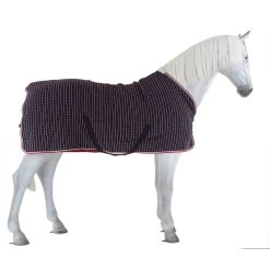 Weatherbeeta Waffelabschwitzdecke Standard - Navy/Red/White, 125 -Weatherbeeta Weatherbeeta Waffle Cooler Standard Neck 9476 5