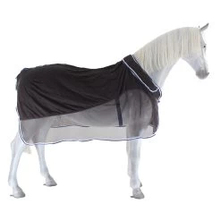 Weatherbeeta Wick Dri II Cooler Combo - Charcoal/blue/white , 135 -Weatherbeeta Weatherbeeta Wick Dri II Cooler Combo Neck Charcoal Blue White 7562 11