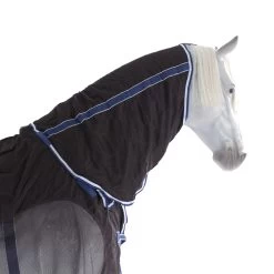 Weatherbeeta Wick Dri II Cooler Combo - Charcoal/blue/white , 135 -Weatherbeeta Weatherbeeta Wick Dri II Cooler Combo Neck Charcoal Blue White 7562 12