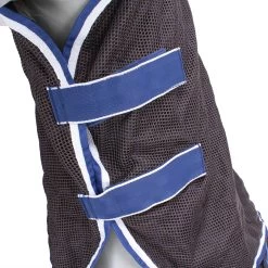 Weatherbeeta Wick Dri II Cooler Combo - Charcoal/blue/white , 135 -Weatherbeeta Weatherbeeta Wick Dri II Cooler Combo Neck Charcoal Blue White 7562 13