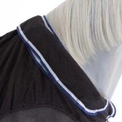 Weatherbeeta Wick Dri II Cooler Combo - Charcoal/blue/white , 135 -Weatherbeeta Weatherbeeta Wick Dri II Cooler Combo Neck Charcoal Blue White 7562 8