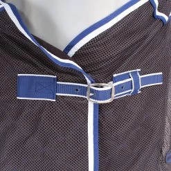 Weatherbeeta Wick Dri II Cooler Combo - Charcoal/blue/white , 135 -Weatherbeeta Weatherbeeta Wick Dri II Cooler Combo Neck Charcoal Blue White 7562 9